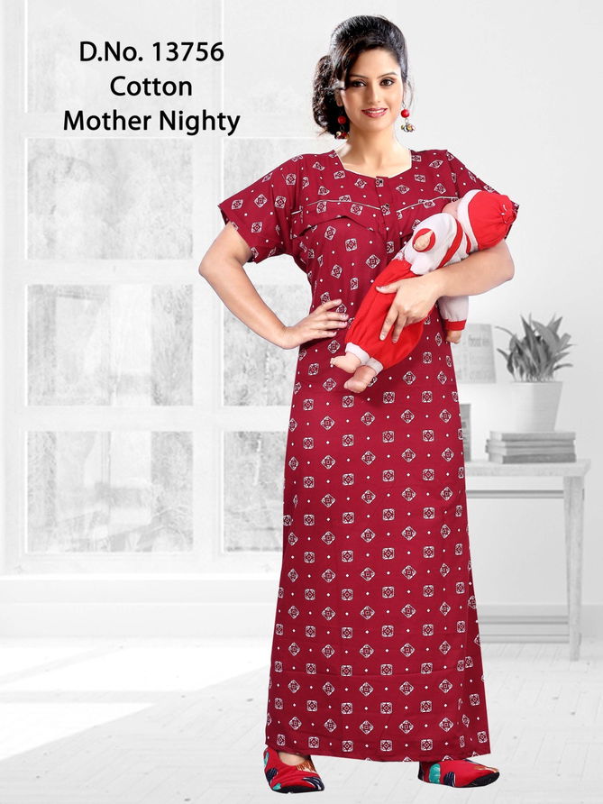 Seven Cross Mother Feeding Nighty Western Catalog